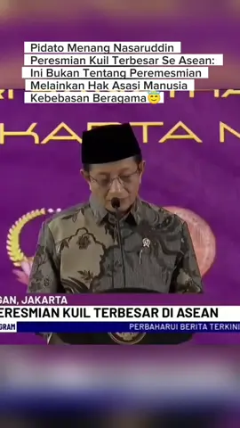 Indahnya Toleransi😍🫶  #menteriagama #nasaruddinumar #kuil #beritaviral #fypage #trending