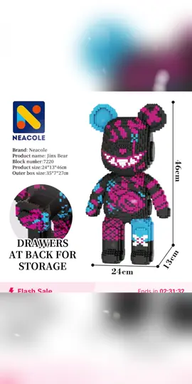 (Big bear) Bear Building Block, Neacole building block, Building blocks for Kids, Building block birthday gifts, Creative Decoration, Birthday Gifts for Girls#BuildingBlocks #CreativeConstruction #Inspiration #DIYProjects #HomeImprovement #CraftingCommunity #InnovativeDesign #ArchitectureLovers #SustainableBuilding #ArtisticExpression#buildingblocks #asmr #constructionsite #mexico #insulation #house #kaaba #foryou #stonecooking #ramadan#buildingblocks #eid #constr #blocks #foryoupage #alternativerock #tiktokfamilly #frame #yazsarkisi #calle#Toys #ToyCollection #ToyPhotography #ToyCommunity #ToyReview #ToyCollector #ToyStory #ToyArt #ToyInspiration #ToyLife