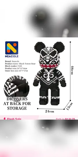 (Big bear) Bear Building Block, Neacole building block, Building blocks for Kids, Building block birthday gifts, Creative Decoration, Birthday Gifts for Girls#BuildingBlocks #CreativeConstruction #Inspiration #DIYProjects #HomeImprovement #CraftingCommunity #InnovativeDesign #ArchitectureLovers #SustainableBuilding #ArtisticExpression#buildingblocks #asmr #constructionsite #mexico #insulation #house #kaaba #foryou #stonecooking #ramadan#buildingblocks #eid #constr #blocks #foryoupage #alternativerock #tiktokfamilly #frame #yazsarkisi #calle#Toys #ToyCollection #ToyPhotography #ToyCommunity #ToyReview #ToyCollector #ToyStory #ToyArt #ToyInspiration #ToyLife