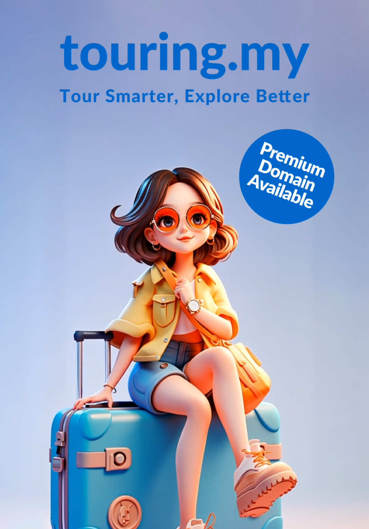 Make your travel brand unforgettable with a premium domain.  Secure touring.my domain and pack for digital success! #domain #domainname #premiumdomain #domainforsale #GROWDigital #Exabytes