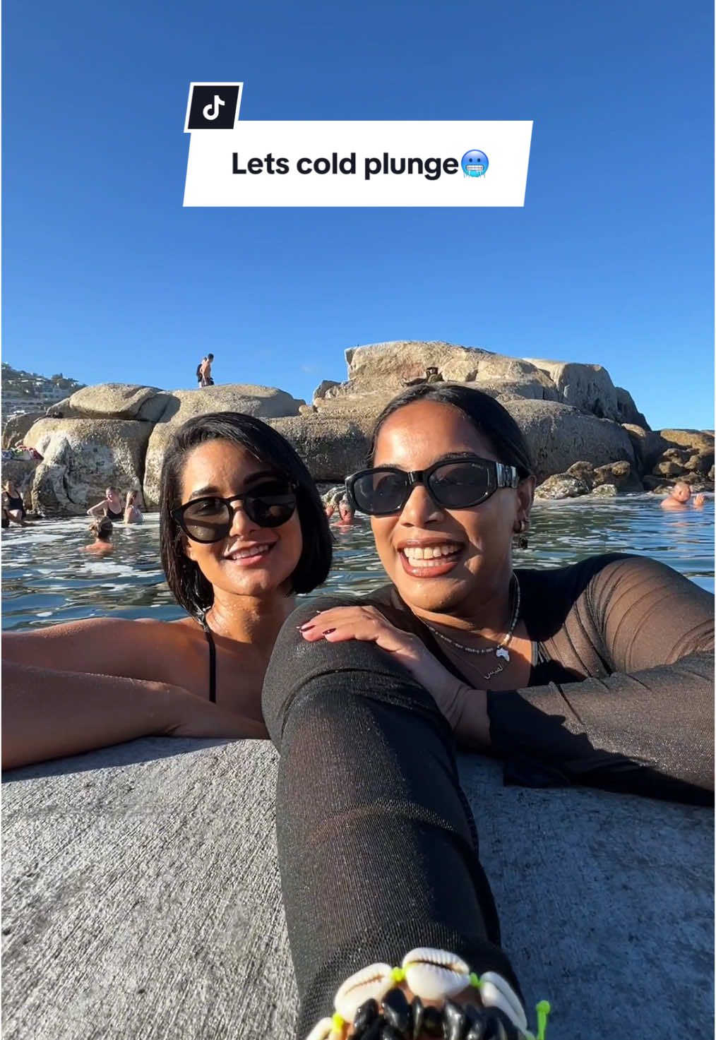 Let’s cold plunge ❄️🥶🧊 @Aneeqah Mirza #capetown #tiktoksouthafrica🇿🇦 