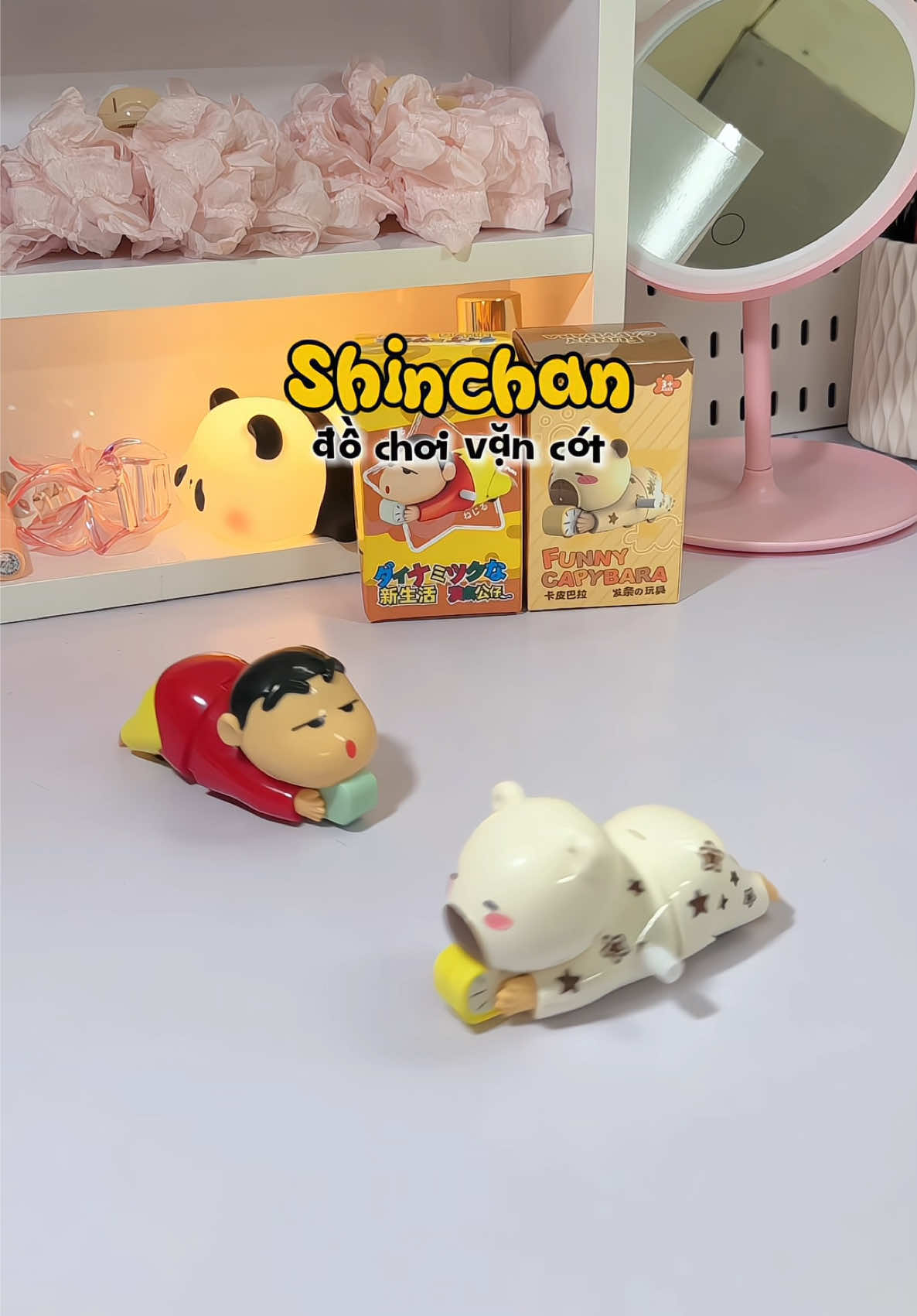 Thí cưng thiệt sự 😂 #dochoi #dochoichobe #shinchan #capybara #review #minnriviu #muataitiktok 