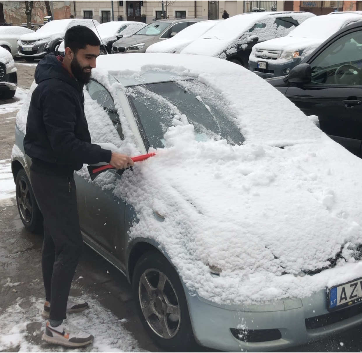 #lithuania #snowfall 