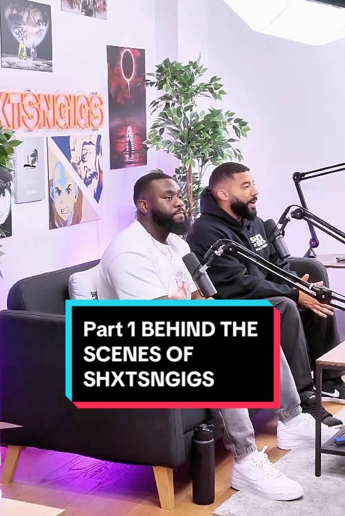 Part 1 BEHIND THE SCENES OF SHXTSNGIGS. #shxtsngigs #shxtsngigsclips #podcast #funny #fyp 