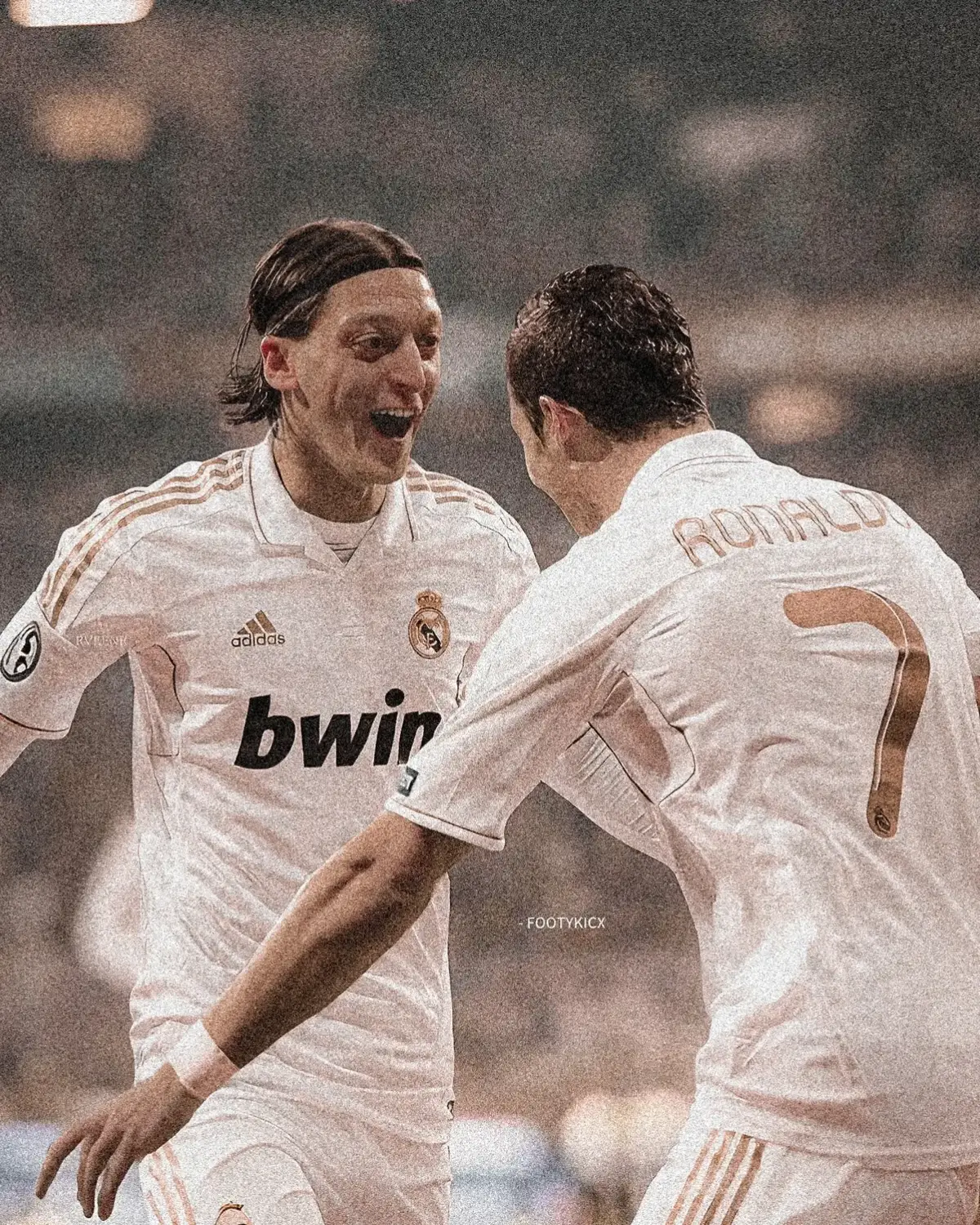 Mesut Özil and Cristiano Ronaldo formed one of the most lethal partnerships in football during their time together at Real Madrid from 2010 to 2013. Özil, known for his extraordinary vision and playmaking ability, was the perfect midfield architect, while Ronaldo thrived as the ultimate goal-scorer. Under José Mourinho, their chemistry flourished, with Özil assisting Ronaldo 27 times in just three seasons. Their connection on the pitch was almost telepathic, as Özil consistently provided precise passes that allowed Ronaldo to score with ease. Together, they helped Real Madrid win major trophies, including the 2011–12 La Liga title and the 2011 Copa del Rey. Ronaldo even credited Özil for making him a better goal-scorer, highlighting how crucial the German midfielder was to his success. However, in 2013, Özil’s departure to Arsenal marked the end of their partnership, with Ronaldo publicly expressing disappointment over losing such a key teammate. Their time together remains one of the most memorable duos in Real Madrid's history. @cristiano @m10_official