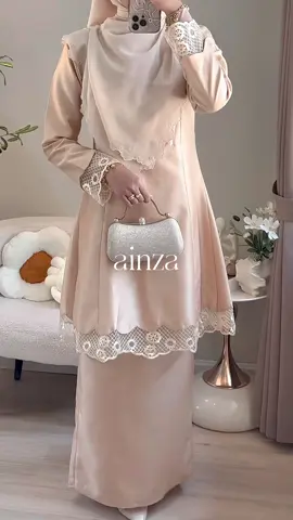 Baju kurung pahang lace #kurungpahang #bajukurungpahang #bajukurunglace #bajuraya2025 