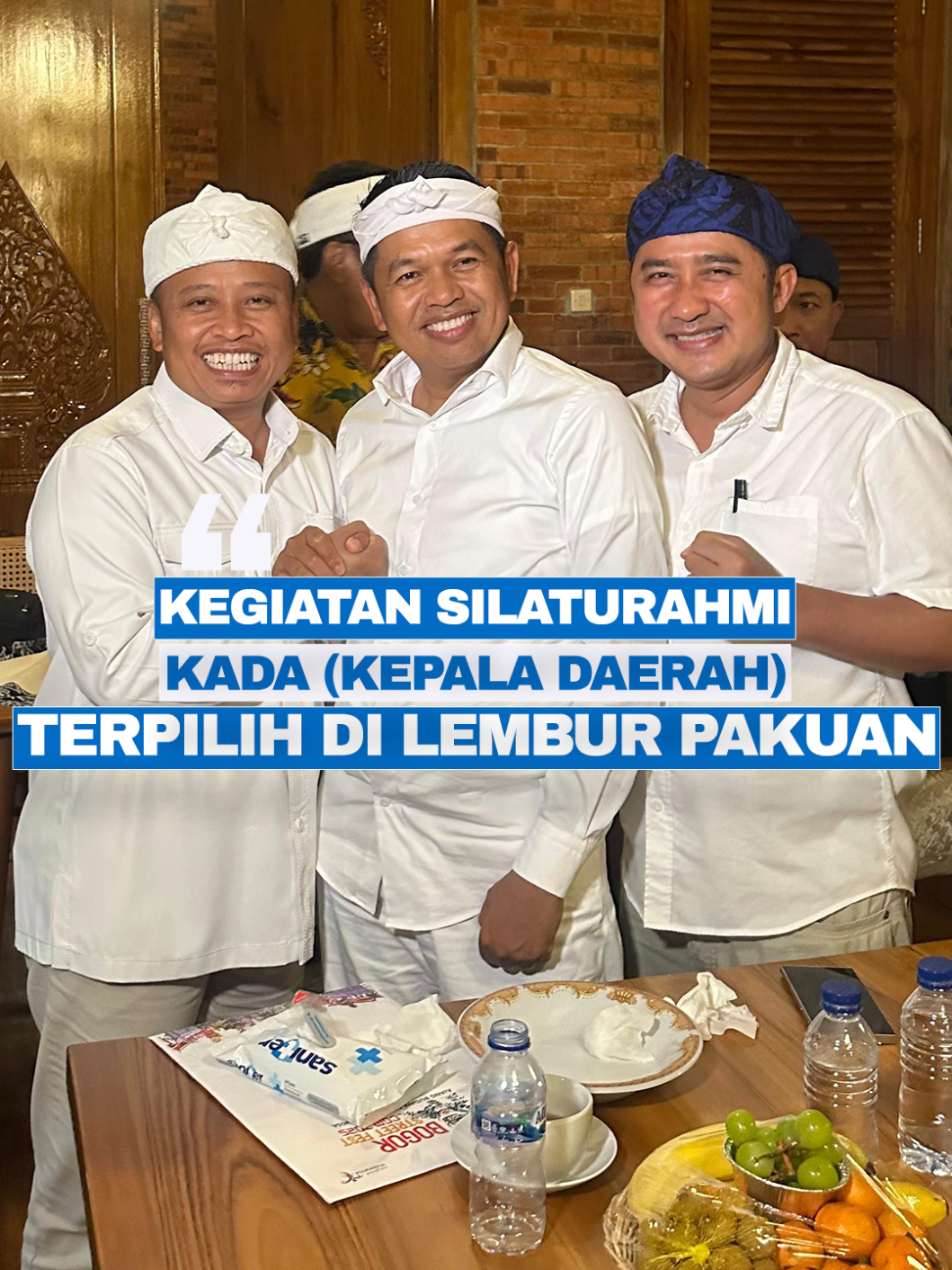 Alhamdulillah, saya dan bang @chandrarahmansyah.official telah bertemu Pak Gubernur @dedimulyadi71, dan menyampaikan beberapa hal terkait kepentingan masyarakat di kota Depok. Insya Allah, dengan dukungan dan kolaborasi ini, kota Depok bisa terus bebenah untuk berubah maju. Terima kasih warga semua, mohon doanya. #PerubahanDepokMaju #SupianSuri #ss #supiansuri #BangunDepokSamaSama #SamaSama #SupianChandra #depok 