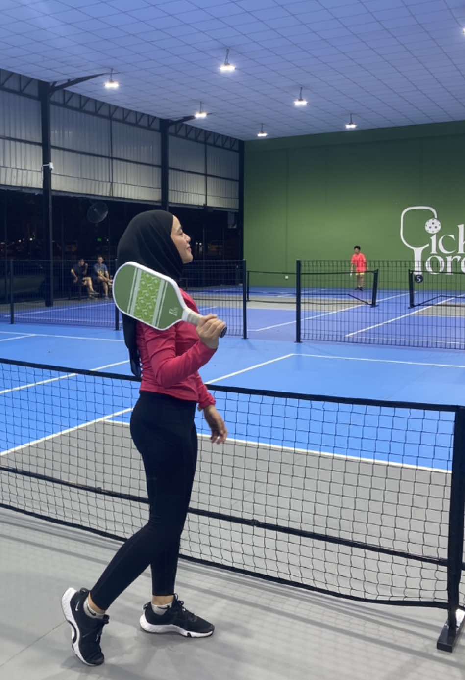 pickleball 🩵 #pickleball #gg asyik muaythai je 🫣 #muaythaigirl 