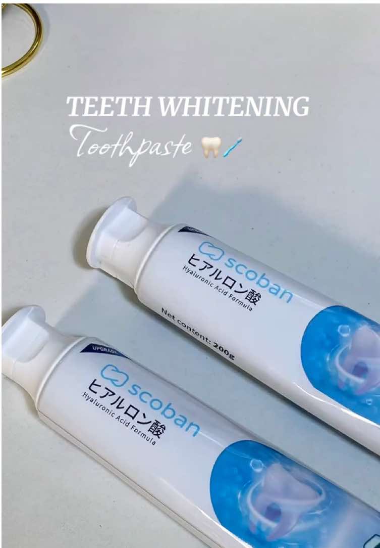 Teeth Whitening Scoban toothpaste 🦷🪥 #toothpaste #scobantoothpaste #scoban #teethwhitening #teeth #teethcare #fyp 