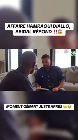 Aïe 😬 #ericabidal #abidal #hamraoui #diallo #footballtiktok #polemique #justice #genant #momentgenant #interview #following #followers➕ #fyp #pourtoii #foryoupage❤️❤️ #followers😘thank #viral_video 