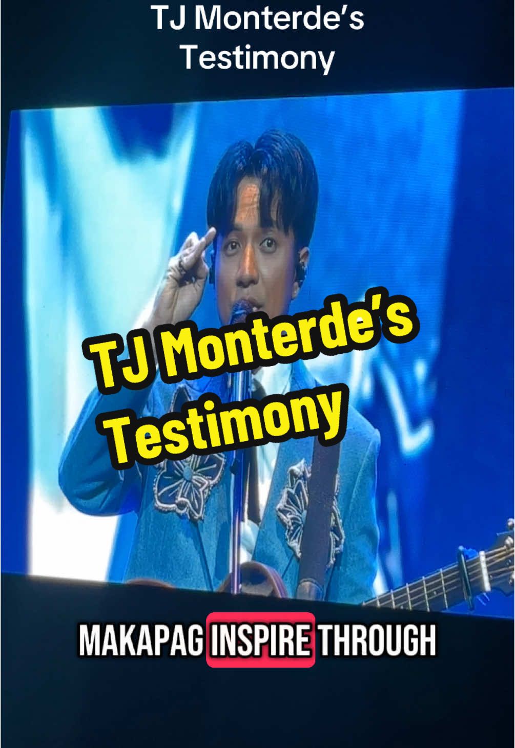TJ Monterde’s powerful testimony! 