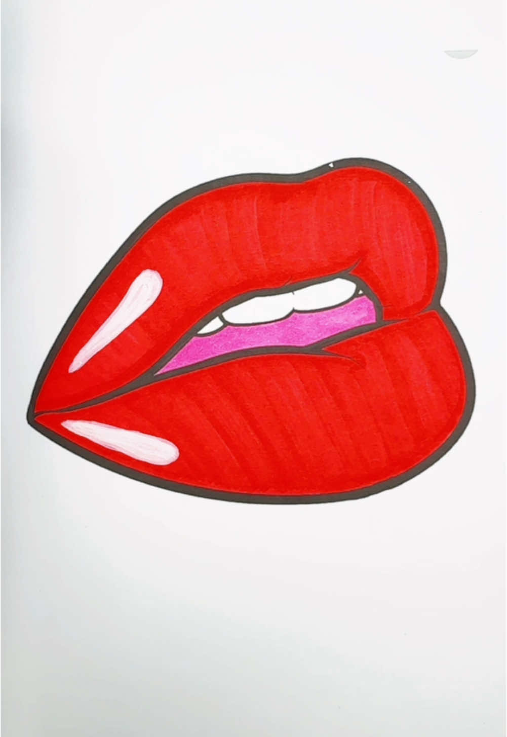 Coloring lips❤️🩷 #asmrcoloring #coloringbookasmr #satisfyingvideo #coloringvideoasmr #coloring #asmrcoloringsounds 