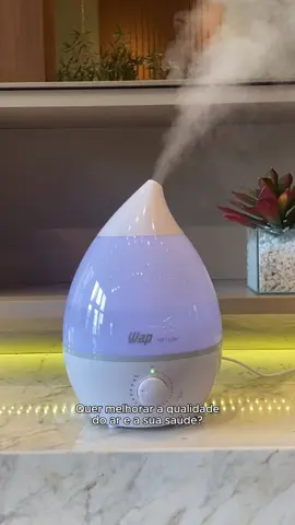 Com o umidificador WAP Air Flow, você diz adeus ao ar seco e melhora a qualidade de vida no dia a dia. Quem aí já usa? 💙