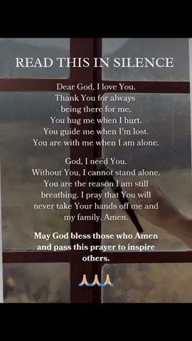 Dear God, thank you for this beautiful morning. Thank you for watching over us especially my family. Lord thank you for always being there for us. You’re the reason why we’re still alive and made it this far. Thank you Lord for everything! Amen 🙏🏼 #prayer #Godisgood #thankful #blessed #fyp #foryou #fypシ #foryoupage 🤍
