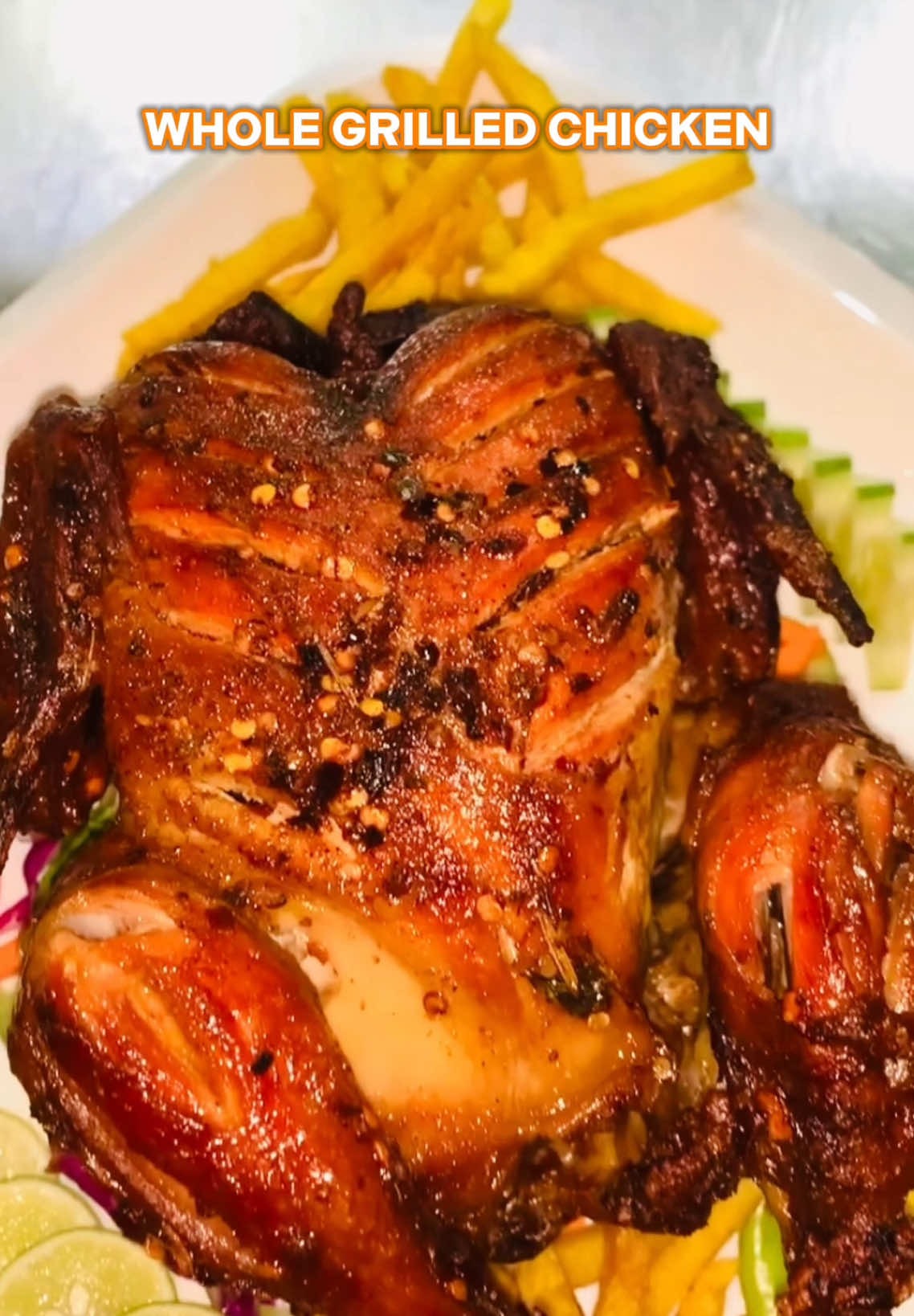 Whole Grilled Chicken🎉 #themuglanpokhara #wholegrilledchicken #wholechicken #fypシ #Foodie #foodsong #foodtiktok 