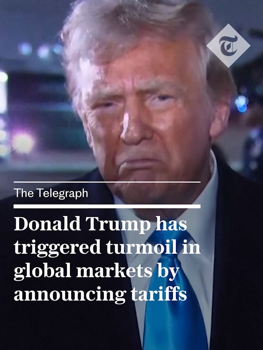 Donald Trump has warned that the UK is “out of line” in its trade with the US but suggested the imbalance could be “worked out”. For more from #thetelegraph, click the link in our bio. 🔗 #donaldtrump #tariffs #money