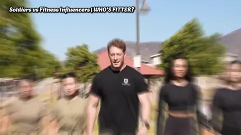 Soldiers vs Fitness Influencers | WHO'S FITTER? Part 1 #Austen #battlebunker