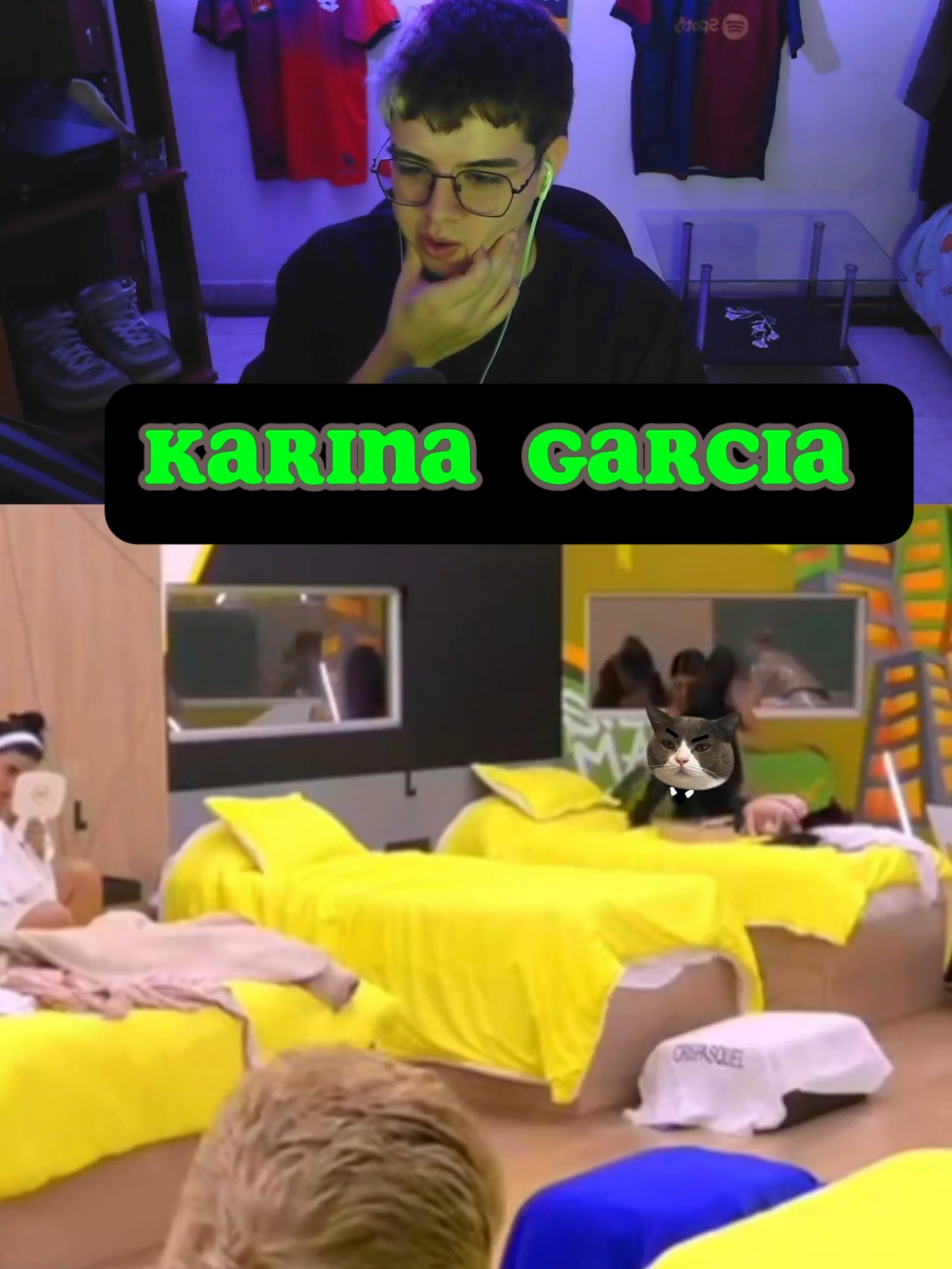 KARINA GARCIA OLVIDA QUE EN LA CASA AHI CAMARAS 😲😲😲##tiktokviral #KARINAGARCIA#memestiktok #video #lacasadelosfamosos