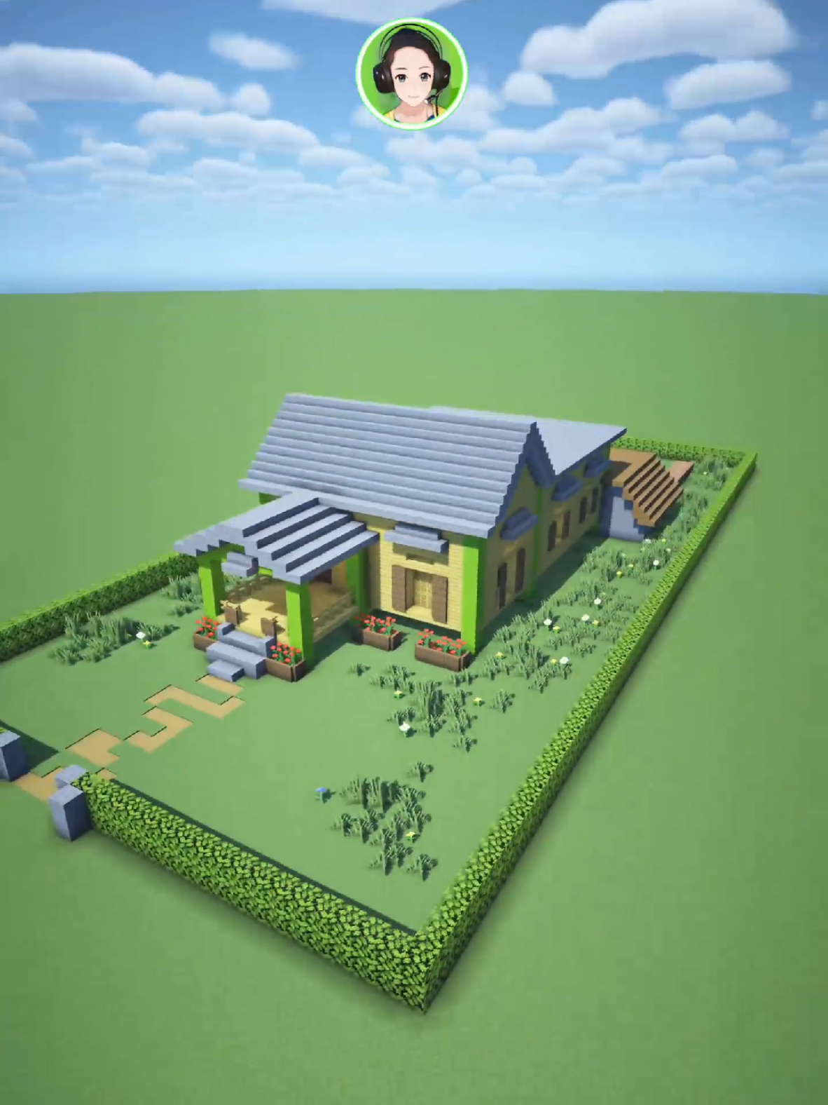 Ada yang ini rumah siapa? #Minecraft #fyp #fypシ #upinipin 