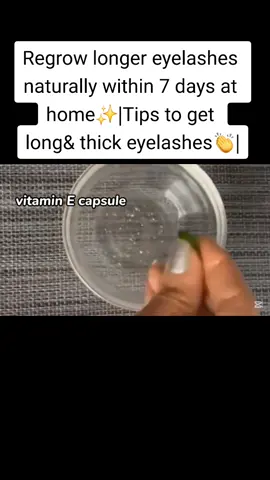 Regrow longer eyelashes naturally within 7 days at home✨|Tips to get long& thick eyelashes👏|#eyelashes #unfreezemyacount #tips #remedy #beauty