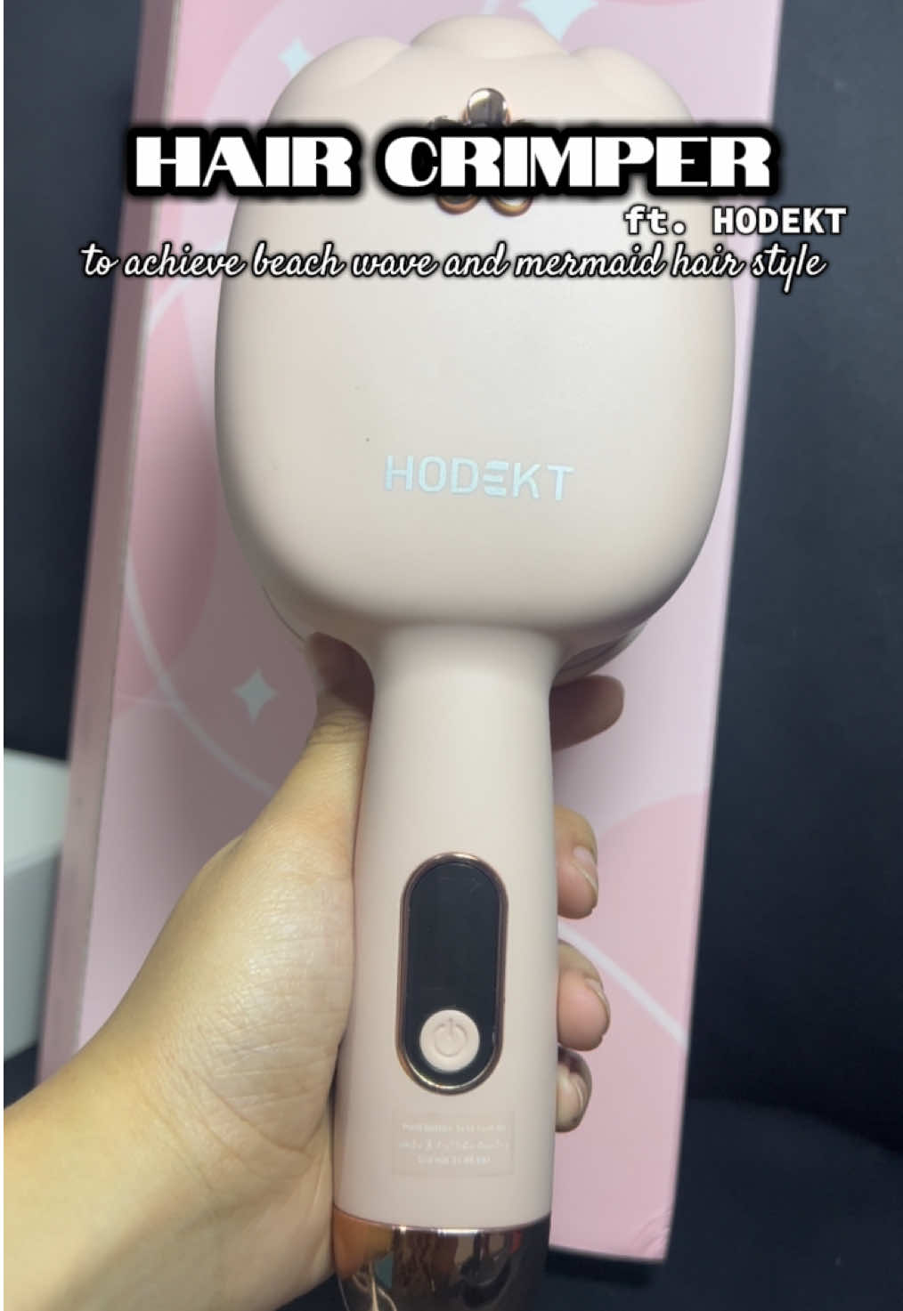 Use this hodekt HAIR CRIMPER to get the beach wave and mermaid hair style. ✨ Click the yellow basket 💫 #haircrimper #hodekthaircrimper #hodekt #hodektph #hodektappliances #hodektglobalph #haircrimper #beachwavelook #mermaidhair #mermaidhairstyle #hodektcrimper 