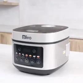 Nồi cơm điện Olivio công nghệ của Mỹ. 10 chế độ nấu cơm. Đặc biệt chế độ nấu cơm tách đường!