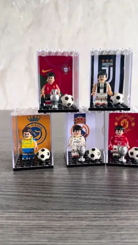 Caja acrílica lego #enviosnacionales #futbol #cr7 #cristiano #juventus #portugal #realmadrid