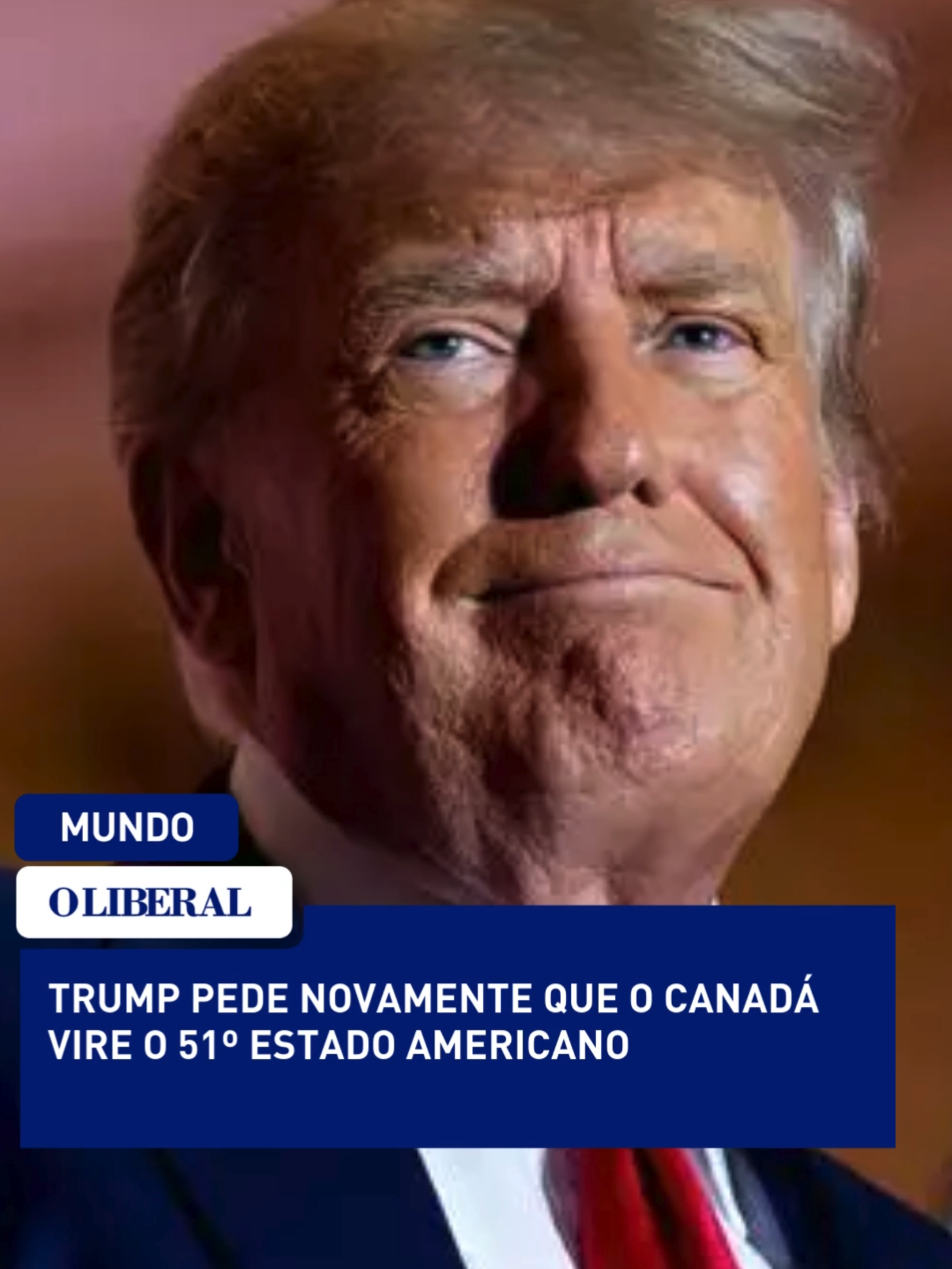 CANADÁ O presidente dos Estados Unidos, Donald Trump, voltou a pedir neste domingo (2) que o Canadá vire o 