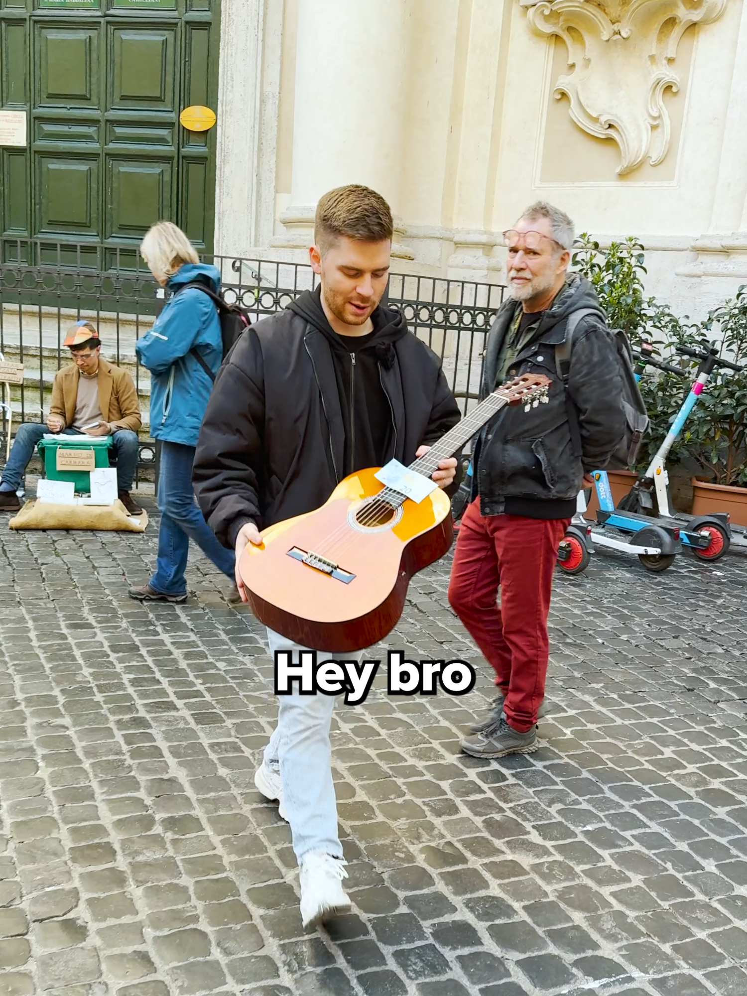 He Sprayed the Best Galaxy We've Ever Seen 🤯 #streetart #DIY #upgrade #spraypaint #viral #fyp #spraypaintart #streetartist #laptop #guitar #rome