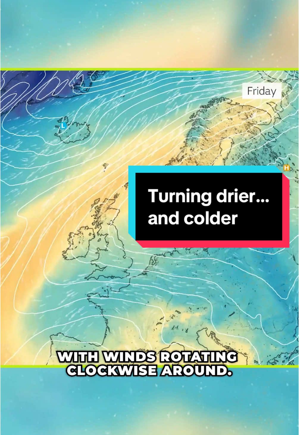 Excited for some sunnier (and colder) weather? #metoffice #LearnOnTikTok #EduTok #ukweather 