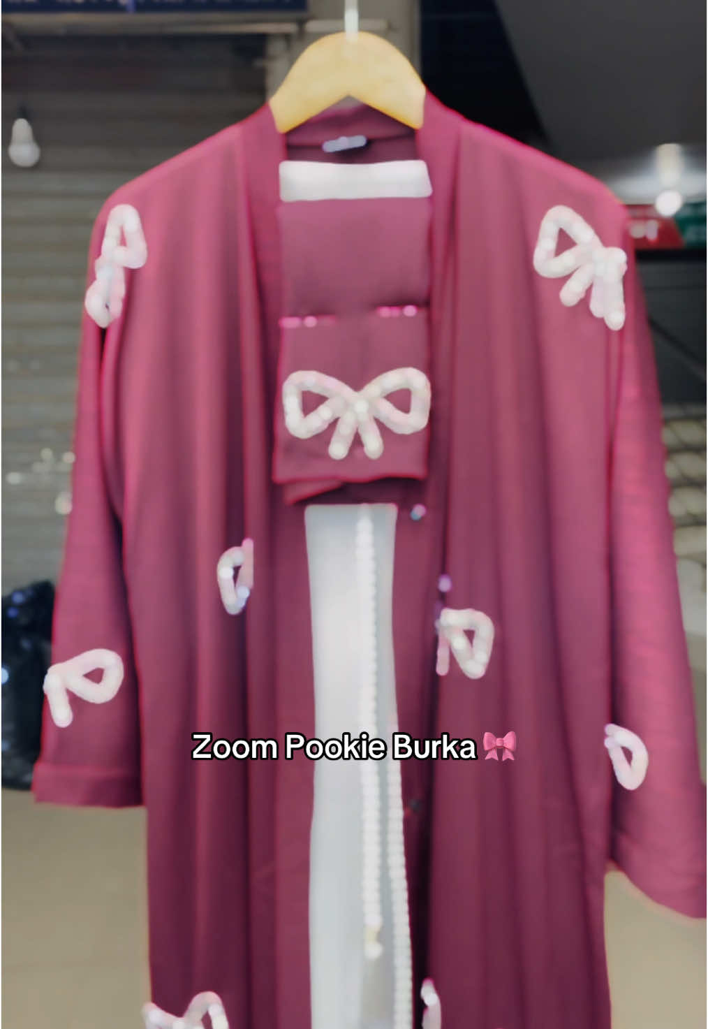 Zoom Pookie Burka ❤️‍🩹 #rajmoni #beanibazar #foryoupage #abaya #burka 