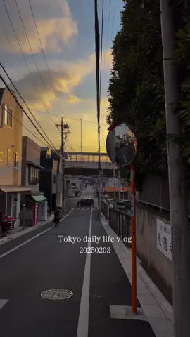 Tokyo daily life vlog 20250203 It was cloudy and a little cold today. The streets were quiet at dusk. #tokyo #japan #日本 #vibes #cinematic #street #foryou #fyp #dailylife 