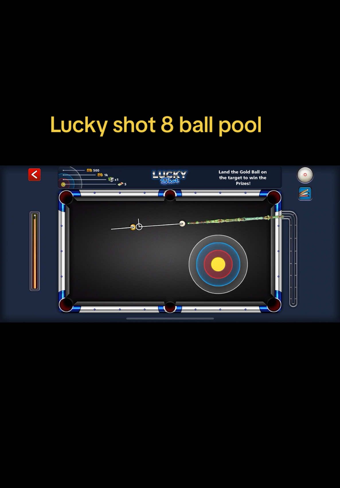 Cómo hacer lucky shots en 8 ball pool #creatorsearchinsights #luckyshot #luckyshots #8ballpool #8ball #8ballpooltrickshot #luckyshot8ballpool #parati #foryoupage 