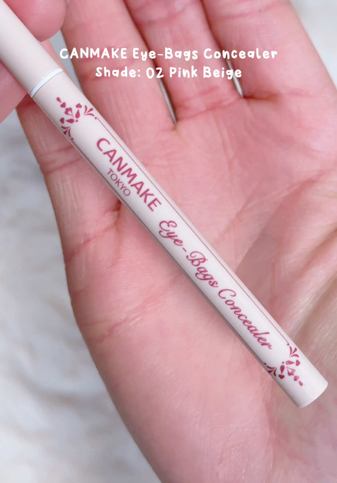 🎀CANMAKE Eye-Bags Concealer - 02 Pink Beige 🎀 #canmakeeyebagconcealer #canmake #jbeauty #japanesemakeup #TTSDelightNow #TikTokShopLoveAtFirstFind #TikTokShopJumpstartSale #TTSLevelUp @CANMAKE-SHOP 