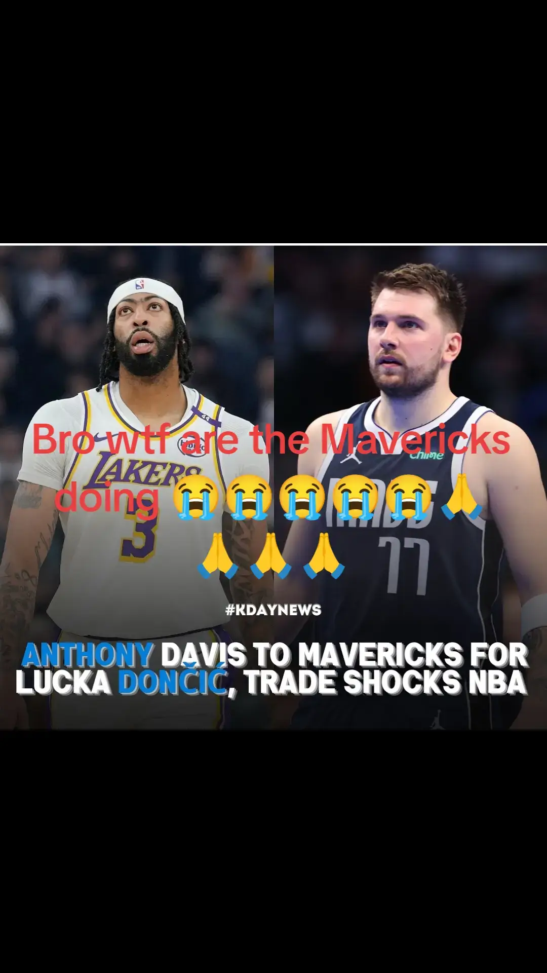 what is going on gang🙏🙏🙏🙏#luka#anthonydavis#whatisgoingon 