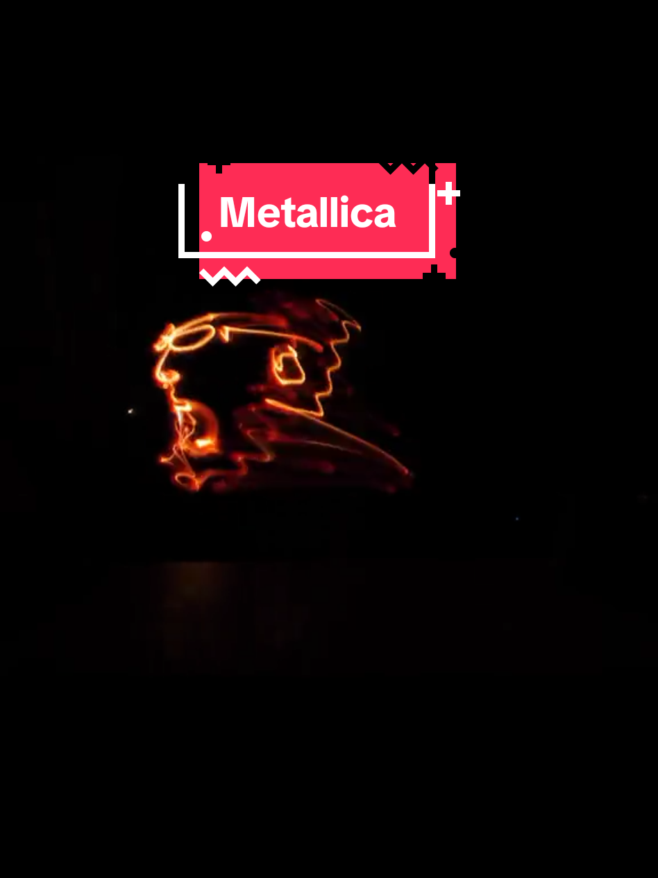 Chcieliście, to jest. Metallica #lightpainting #light #StopMotion #rychu #fotografia #animacja #creative #skills #metallica #thrashmetal #music #metal #memory #painting 