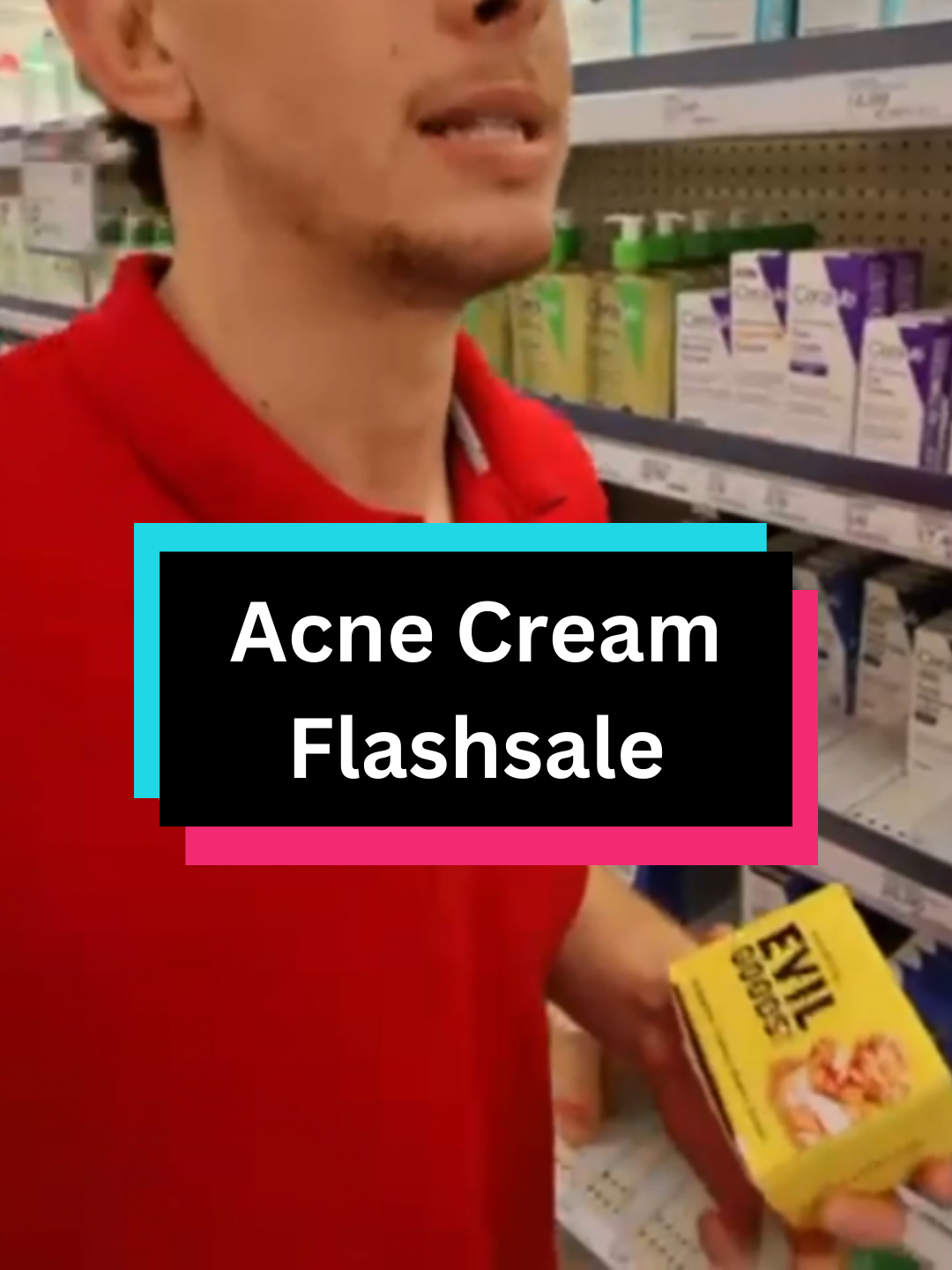 I guess evil goods is a better acne cleanser than I am #skincareroutin #evilgoods #beeftallow #acneskincare #targethaul