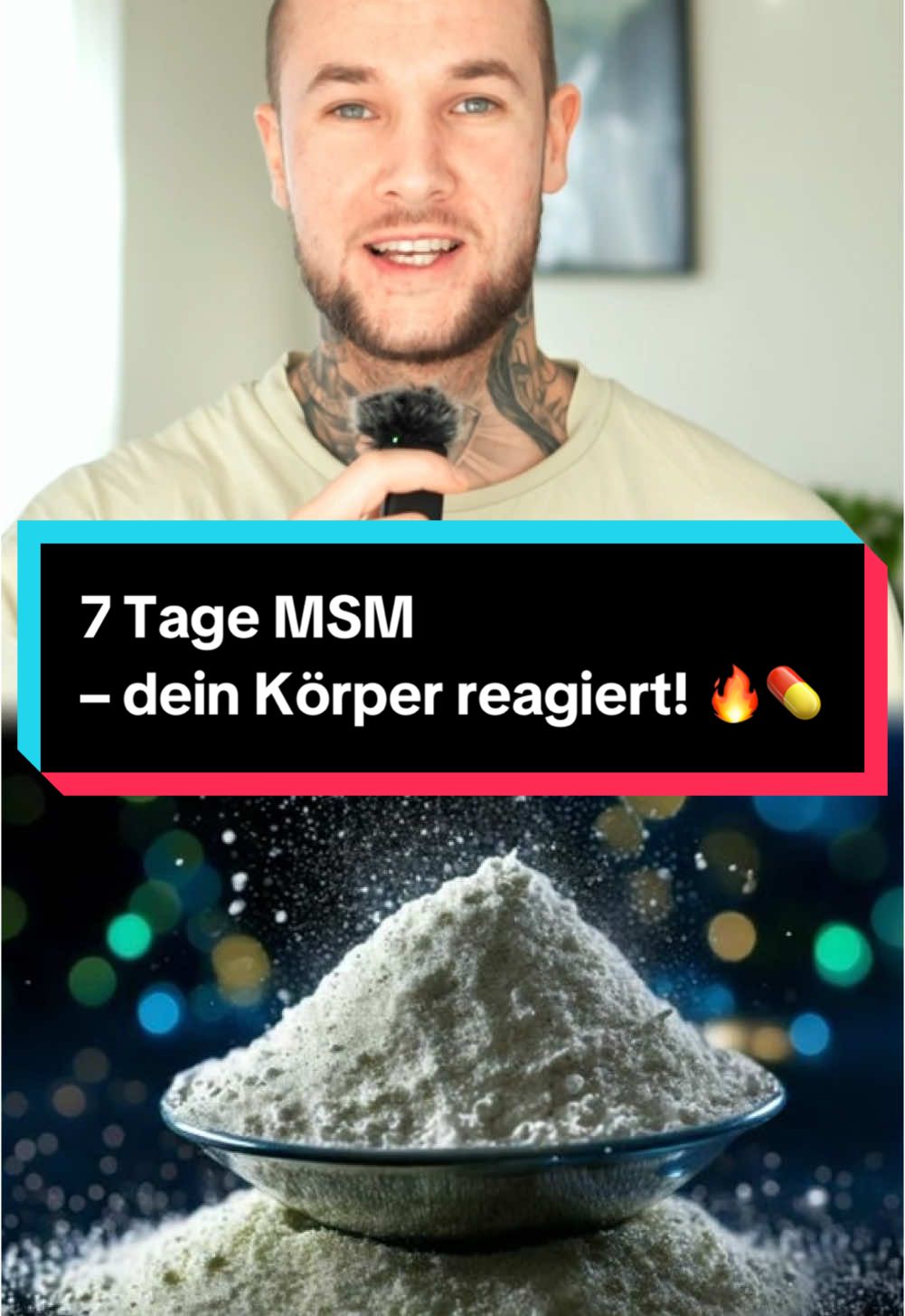 Was passiert, wenn du 7 Tage lang MSM nimmst? Die ersten Veränderungen könnten schneller kommen, als du denkst! Teste es selbst! 🌿 #msm #schwefel 