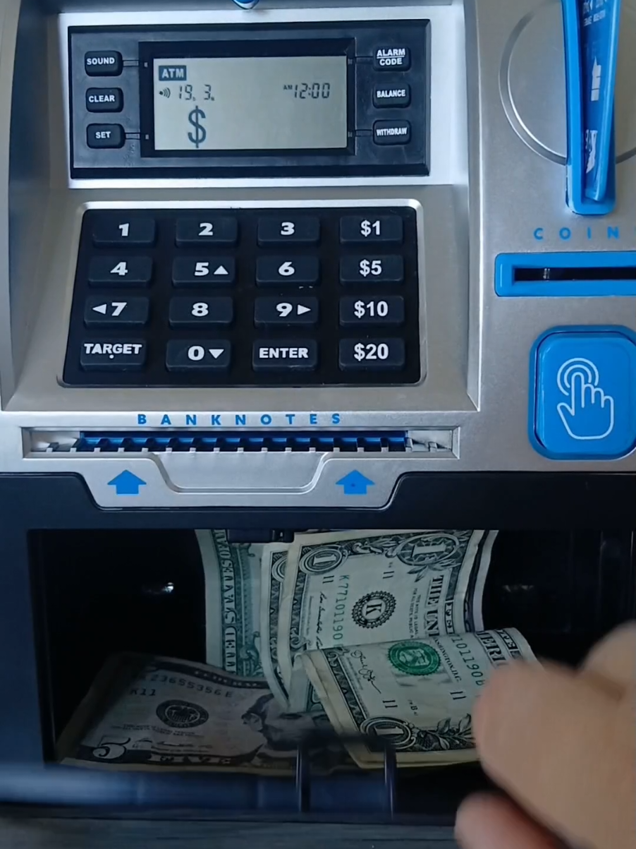 Talgic Kids Piggy Bank ATM Toy, alcancia en cajero automático  juego para niños #jannymunizd #talgickidstoy #piggybank #atmtoy #cajeroautomaticojuegoparaniños #latinostiktok #latinostiktok #latinosenusa #kidspiggybank 