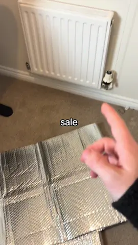 Landlords will do anything to save a bit of cash #hack #heating #moneysaving #heatingbills #radiatorfoil 
