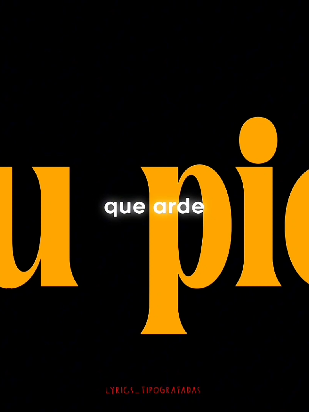 Soy el fuego que arde tu piel, soy el agua que mat* sed... || Rodrigo Amarante - Tuyo #españa #lyric #tipografia #letra 