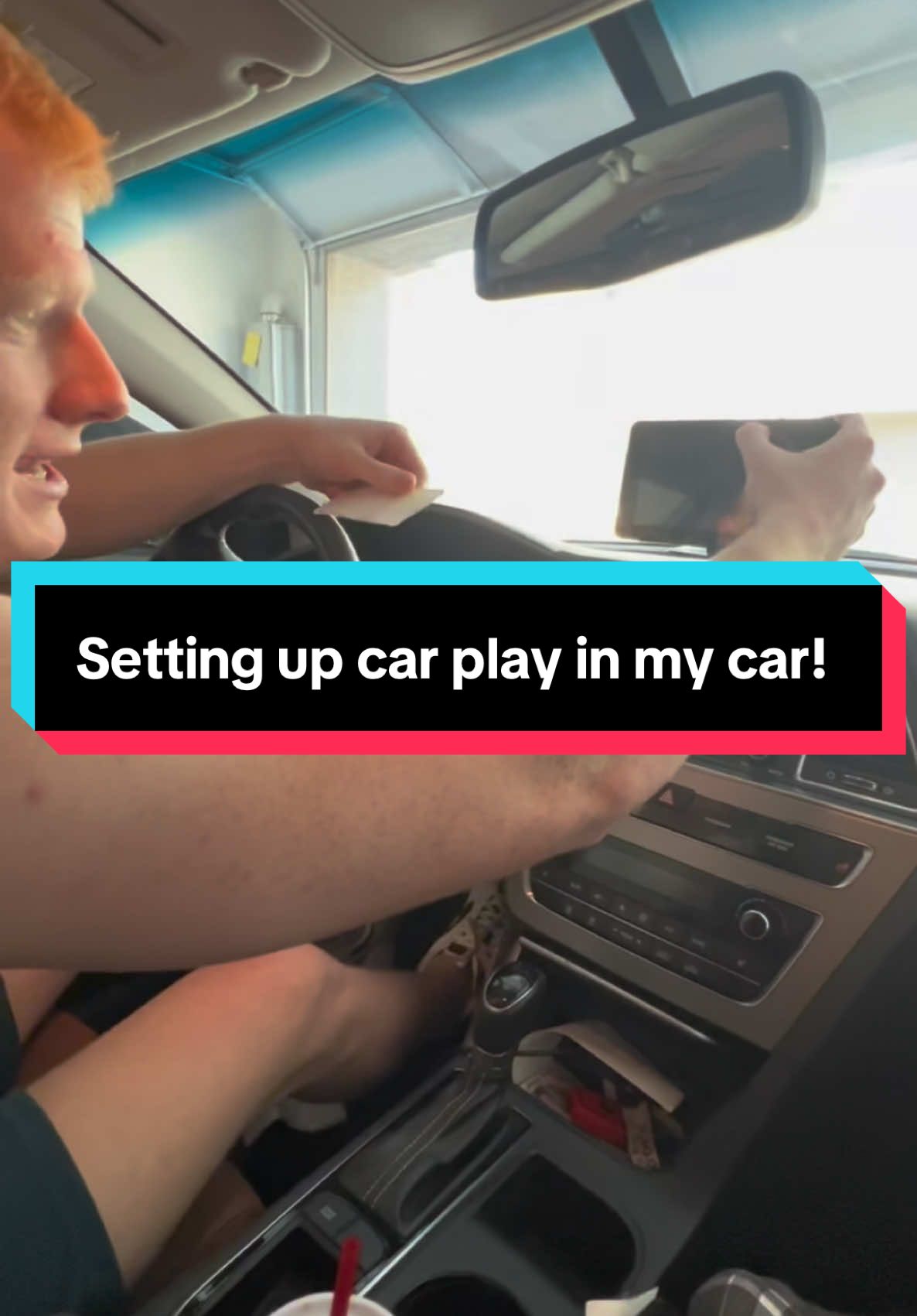 This is a must have if your old car doesn’t have CarPlay! #cars #carsoftiktok #carplay #fyp 
