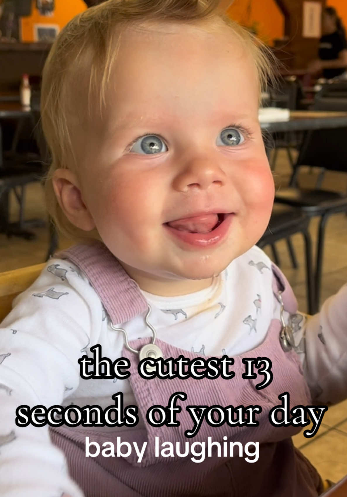 1 year old baby girl has the silliest laugh 😆 #cutebaby #funnybaby #babylaugh 