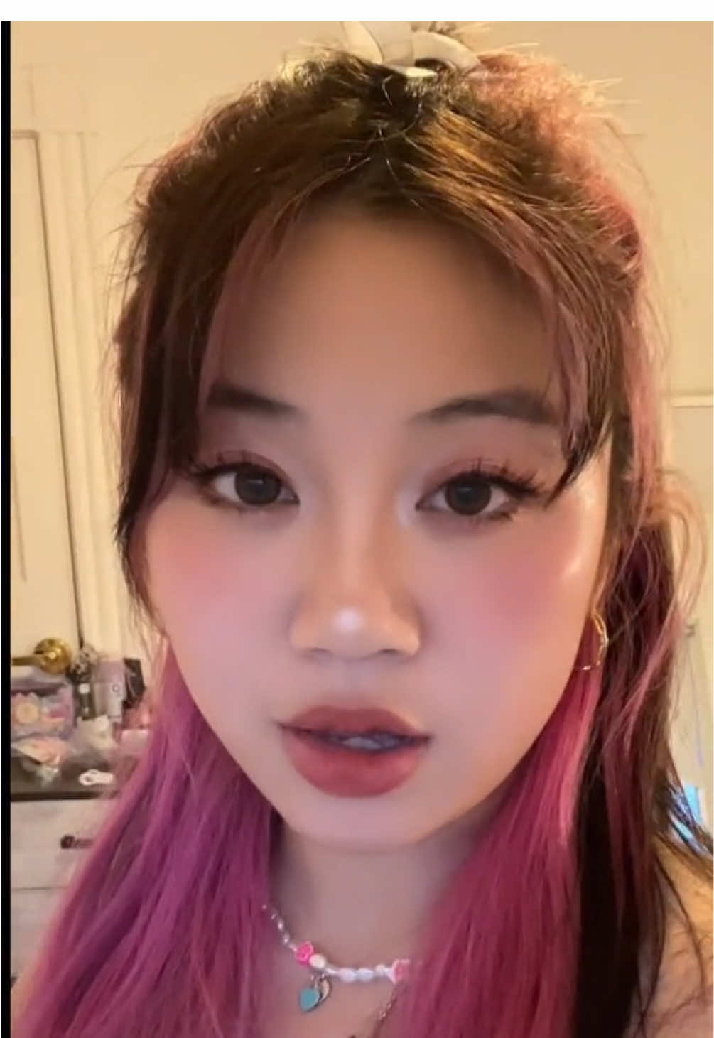 This was from 2022! and I went back to the same hair color now <3 #onthisday #asianmakeup #makeuptransitions #douyininspiredmakeup #cutemakeup #chinesemakeup 