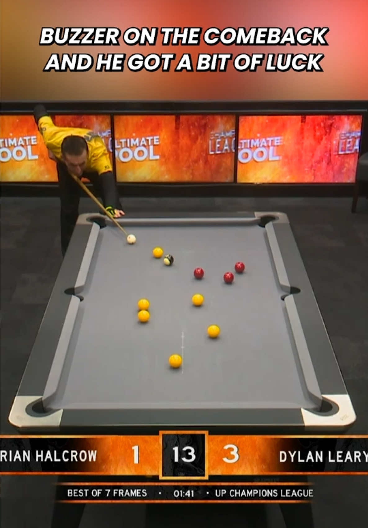 He got a bit of luck with that one 🔥 . . . #billiards #pool #8ballpool #pooltrickshots #epic #epicreels