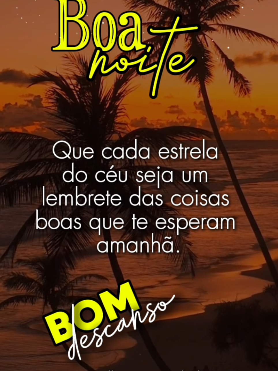 Boa Noite, Bom descanso! Que cada estrela  do céu seja um  lembrete das coisas  boas que te esperam  amanhã. #Motivacional #reflexaododia  #CapCutMotivacional #CapCut  #bemvindofevereiro #fevereiro #2025 #gratidão #gratidao #novomes #bemvindo #fé #f #reflexaododia #reflexao #versículo #segundou  #segundafeira #devocional #mensagemdodia #segunda #devocionaldodia #bomdia #boatarde #boanoite