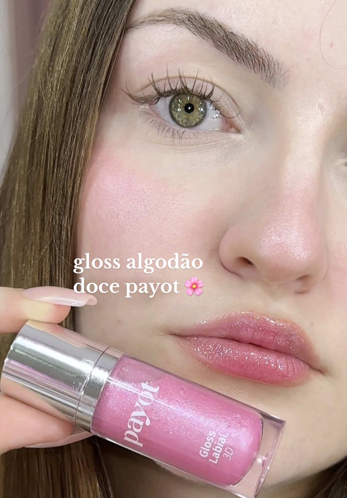 meu novo favorito!! 🌸 Payot entregou tudo aqui, só senti falta de um cheirinho 🥹 #maquiagem #beleza #maquiagembrasil #gloss #dicasdemaquiagem #payot #fy #fyp 