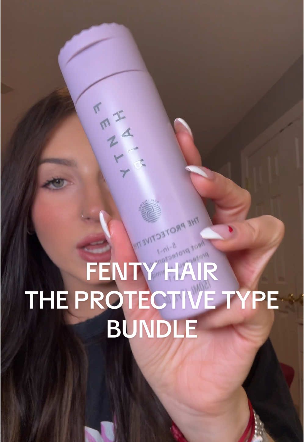 extension/ damaged hair girlies lemme put you on!! I’ve actually had this for months now but they just dropped this bundle so I stocked up!! ✨ FULL SIZE the protective type heat protectant cream, mini size, and scrunchie ✨ heat protectant up to 450degrees ✨ fights frizz, detangles, hydrates ✨ vegan + cruelty free Bundle is exclusive to here so grab it while ya can! @Fenty Hair @Fenty Beauty  #fenty #fentyhair #fentyhairreview #fentybeauty #heatprotectant #stylingcream #rihanna #theprotectivetype #fentyhairheatprotectant #detangler #hairextensions #hairextensionhacks #tiktokshopcreatorpicks #tiktokshoploveatfirstfind #lovelanguage 