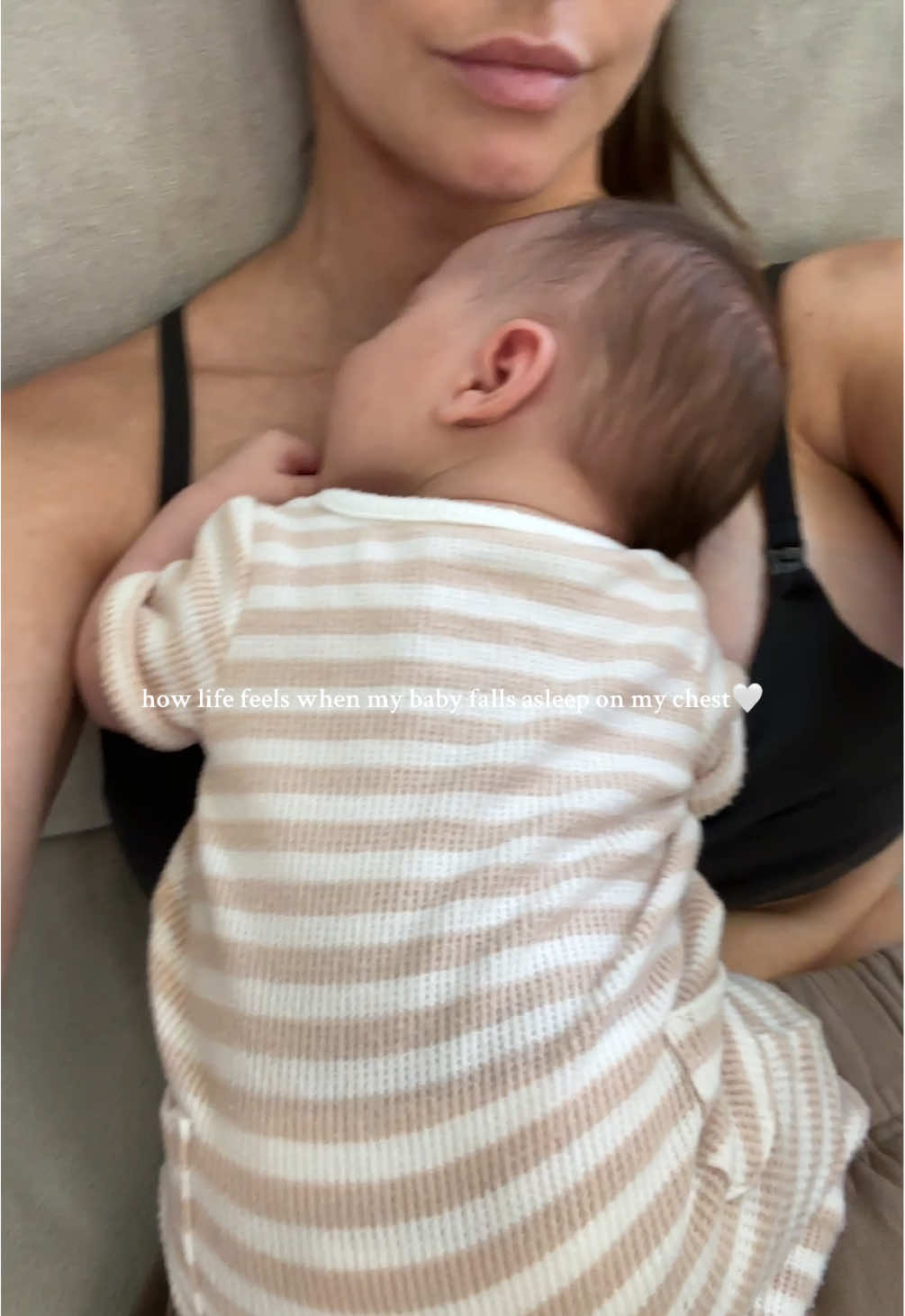The best feeling❤️ #firsttimemom #baby #babyboy #newmom 