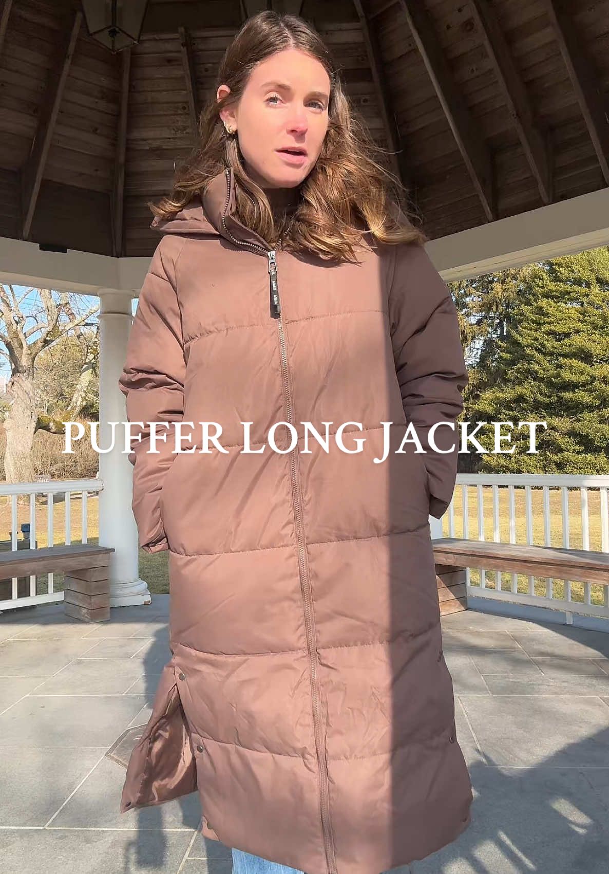 Immediately bought as a winter staple #lovelanguage #Seasonalgems #pufferlongjacket #TikTokShopLoveAtFirstFind #Tiktokshopcreatorfinds 